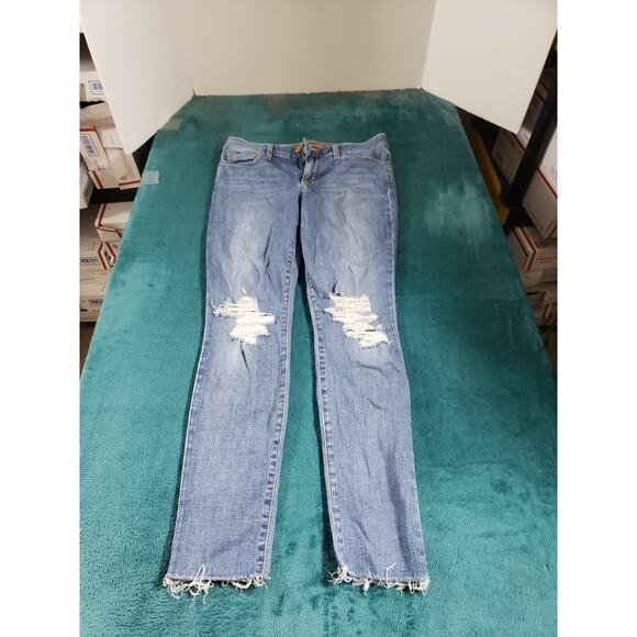 Joes Jeans Size 28 Womens Blue Stretch Pants Ladies Mid Rise Icon Skinny Ankle - Picture 2 of 14